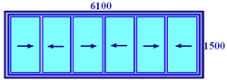 Лоджия 6 м - размеры